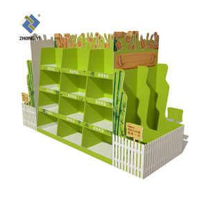 Présentoir de plancher de vente au détail de carton de haute qualité présentoir de palette de casse-croûte/jouets personnalisés - Product Image 3