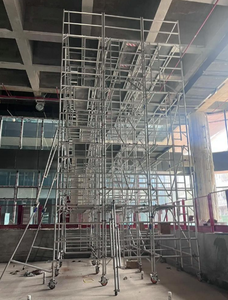 H Frame Steel Scaffolding Hot <strong>Sale</strong> Portable Metal Frame <strong>Scaffold</strong> With Cross Brace Base Jack <strong>for</strong> Residential House Decoration - Product Image 5