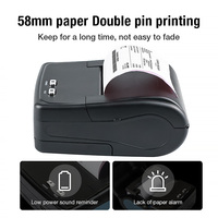 Qunsuo Factory Direct 58mm Portable Mini Dotmarix Imprimante de reçus sans fil Papier thermique à base de papier thermique pour l'impression d'autocollants d'étiquettes