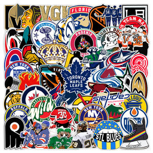 WOWEI 50 Autocollants Hockey Graffiti Autocollants Casque de <span class=keywords><strong>Moto</strong></span> Valise Réfrigérateur Skateboard <span class=keywords><strong>Autocollant</strong></span> Étanche Papeterie <span class=keywords><strong>Autocollant</strong></span> - Product Image 1