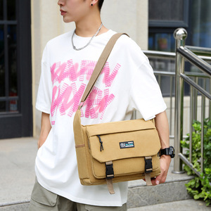 Wholesale Men's Cross-body Bag Fashion Canvas Single Shoulder Bag Waterproof <b>Backpack</b> Leisure Bag - Product Image 6