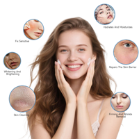 Appareil de soin du visage à oxygène 4 en 1 OEM avec nettoyage à bulles, analyseur de peau, jet peel, équipement de beauté pour usage domestique