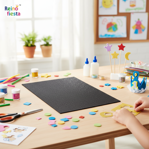 Foglio di schiuma glitterata Non adesiva da 2mm per prodotti artigianali e decorazioni in Polyfoam - Product Image 3