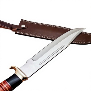 Couteau Bowie de camping en acier, lame fixe légère, étui en cuir, couteaux Bowie à lame fixe pour l'extérieur en vente - Product Image 4