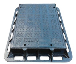 Hoge kwaliteit betonnen putdeksel YM70 glasvezelversterkte kunststof FRP putdeksels - Product Image 2