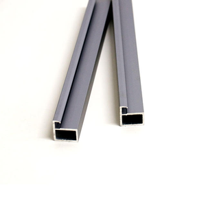 Fabricant d'approvisionnement direct 20 Cadre en aluminium ultra-étroit Armoire à vin <span class=keywords><strong>de</strong></span> luxe légère Porte en verre plate Matériau <span class=keywords><strong>de</strong></span> construction en métal - Product Image 6