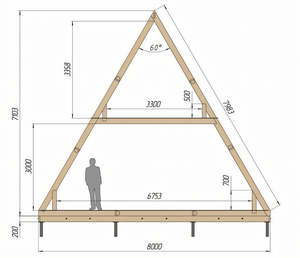 Villa Moderna de Lujo con Estructura en A: Casa Triangular Pequeña, Aislada, Modular y Prefabricada para Apartamentos o Cabañas Prefabricadas - Product Image 6