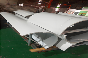 Panneau composite en aluminium de fabrication chinoise avec noyau en nid <span class=keywords><strong>d</strong></span>'abeille, revêtement mural extérieur en métal, panneau sandwich - Product Image 4