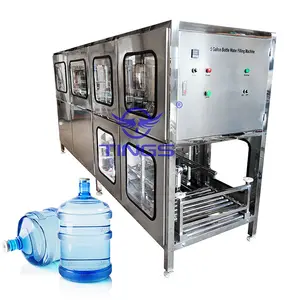 5 Gallon 20l 18,9l Fles Vat Emmer Water Bijvullen Vuller Plant Vulling Capping Machine 100 300bph