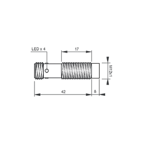 PNP NPN MTF-N10PO50-C12 เซ็นเซอร์อัตโนมัติแบบเหนี่ยวนำ IP67 อินพุตและเอาต์พุต (IO) - Product Image 5