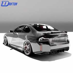 Para BMW M2 G87 Labio delantero de fibra de carbono seco agresivo - Product Image 5