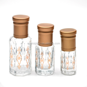 Botella cuentagotas vacía con diseño dorado personalizado, tapa dorada de 3ml, 6ml, 12ml para uso en embalaje difusor, opción de 100ml disponible - Product Image 5