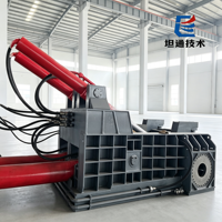 Presse à balles hydraulique Y81-500 haute performance pour ferraille d'aluminium, compacteur horizontal économe en énergie pour la récupération des déchets en balleterie