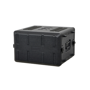 Thùng đựng thiết bị âm thanh, loa, amply sân khấu bằng nhựa PE 6U tùy chỉnh, giá để đồ 6RU, sâu 390mm, OEM - Product Image 1