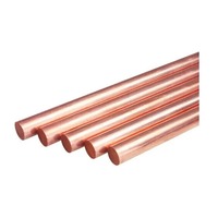 Barre de cuivre à tige ronde de 3mm 6mm 8mm 10mm 20mm Vente en gros Bon prix 99.9% Cuivre pur C1100