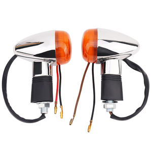 Luz de señal de giro para motocicleta Yamaha XV250 <span class=keywords><strong>Virago</strong></span>/XV125 1988-2007 Route 66 1988-1990 V-Star 08-18 <span class=keywords><strong>Suzuki</strong></span> GSX250 GSX400 - Product Image 5