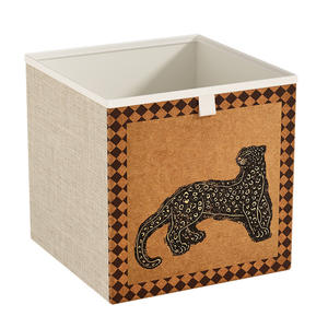 Boîte de <span class=keywords><strong>rangement</strong></span> pliante en cuir de style milieu du siècle, panier de <span class=keywords><strong>rangement</strong></span> à tiroirs et grille <span class=keywords><strong>Kallax</strong></span>, boîte de <span class=keywords><strong>rangement</strong></span> en tissu - Product Image 6