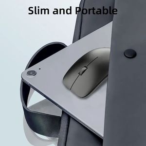 Ergonomic Ultra-Thin Slim Optical <b>Mouse</b> Portable and Mute <b>Wireless</b> for PC Laptops for Desktop Use - Product Image 3