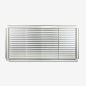 Système CVC Grille en plastique ABS 600*300 plafond intégré boucle en aluminium couvercle d'évent de climatisation - Product Image 3