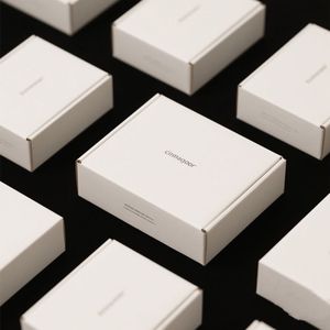 <b>Strong</b> Recycled Cardboard Paper Mailing Apparel Cosmetic Custom Logo Printed Corrugated Kraft Matt Lamination UV Coating <b>Boxes</b> - Product Image 3