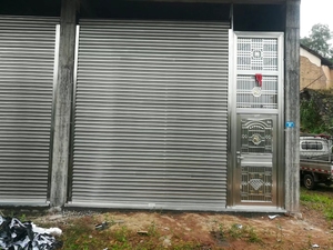 Chất lượng cao chống cháy nhà để xe tự động thép không gỉ cán màn trập cửa ngành công nghiệp mạ kẽm cán nhanh màn trập cửa - Product Image 4