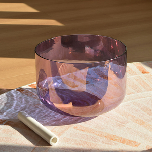 Cuencos de Sonido de Gemas de Alta Calidad con Sonido Perfecto Mutuo, Instrumento de Sanación Sonora de Cristal, Cuenco de Cuarzo para Meditación - Product Image 1