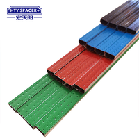 Barres d'espacement en aluminium colorées pour vitrage double, barre d'espacement en aluminium colorée pour verre isolant