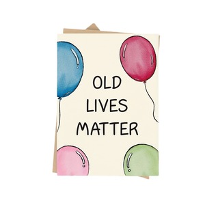 Old Lives Matter <strong>Card</strong> Retirement <strong>Card</strong> for Women and Men Funny Happy <strong>Birthday</strong> <strong>Cards</strong> Suitable for Dad Papa Mom <strong>Grandma</strong> Grandpa - Product Image 3