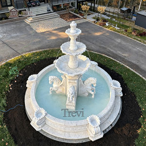 Fuente de agua para caballos al aire libre de mármol decorativo de <span class=keywords><strong>entrada</strong></span> delantera de casa europea de diseño Popular <span class=keywords><strong>TREVI</strong></span> - Product Image 5