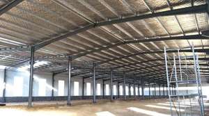 Vente chaude, entrepôt commercial à grande capacité, structure en acier, préfabriqué, <span class=keywords><strong>garage</strong></span>, hangar de stockage pour utilisation en bâtiment de bureaux - Product Image 4