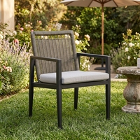 Ensemble de table et chaises de jardin en rotin pour l'extérieur, expédition immédiate