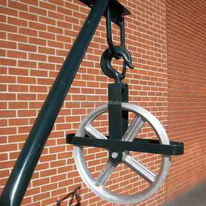 Roue de palan de <span class=keywords><strong>haute</strong></span> qualité pour échafaudage avec <span class=keywords><strong>poulie</strong></span>, roue de palan en aluminium de 12 pouces, roue de palan à câble métallique - Product Image 1