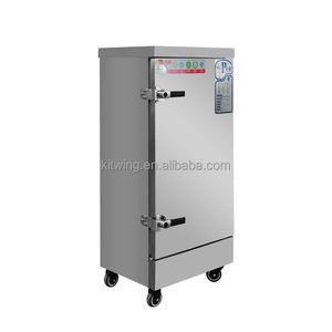 Machine électrique commerciale de vapeur de riz de porte simple avec la source d'énergie de gaz de 12 plateaux pour des hôtels et des restaurants - Product Image 6