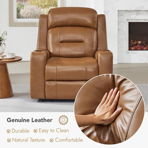 360 °   Fauteuils à bascule surdimensionnés pivotants, <span class=keywords><strong>fauteuil</strong></span> inclinable avec fonction massage et chauffage, canapé pour salon - Product Image 4