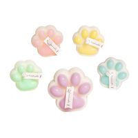 Bougies parfumées personnalisées faites à la main en forme de patte de chat