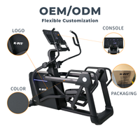 Équipement de fitness commercial K-FIT Suspension Electromagnetic Elliptical K4, robuste et adapté aux articulations, pour l'entraînement en salle de sport