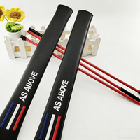 Sac de rangement pour clubs de golf en PU brodé, étanche, avec pochette pour bâton d'alignement, accessoires, balles, durable, élégant, organiseur