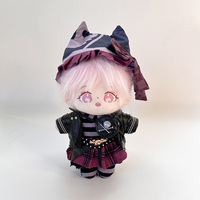 Accessoires de costume de poupée en peluche de personnage de dessin animé, vêtements de poupée Kpop en peluche mini doux sur mesure amovibles, unisexe Q