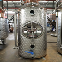 Distillation d'alcool 500L alambics whisky équipement de distillerie en acier inoxydable vodka faisant la machine rhum liqueur vin distillation
