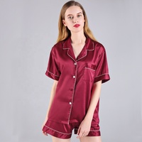 FUNG 3034 pyjama en satin de qualité supérieure pyjamas pour femmes vêtements de nuit en gros de Chine pyjama familial fête