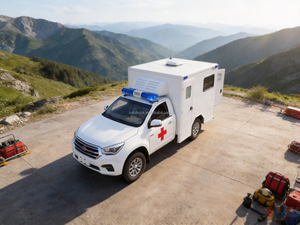 Véhicule médical d'ambulance diesel ISUZU avec équipement vétérinaire et stockage médical pour hôpitaux vétérinaires - Product Image 5