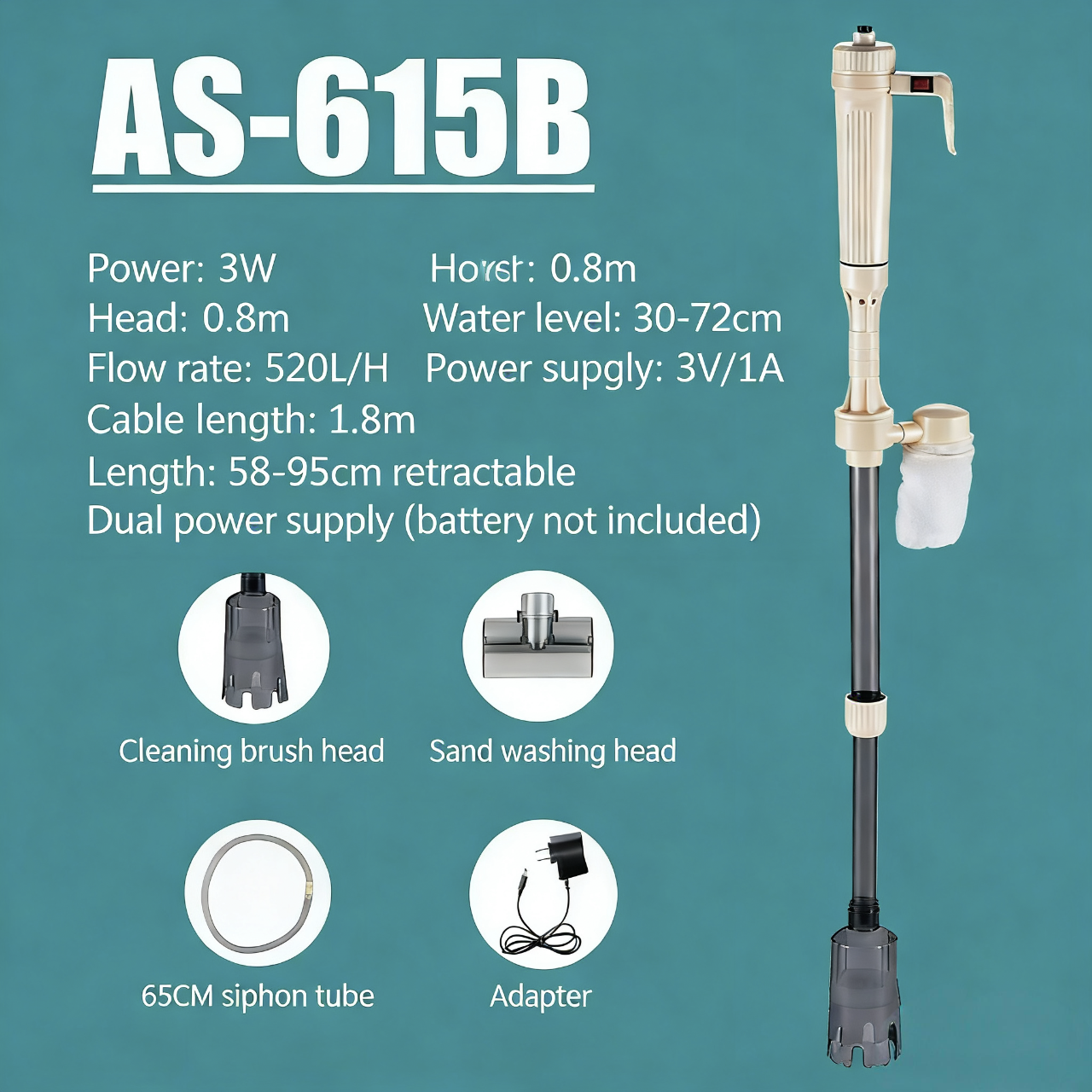 AS-615B (con alimentatore)