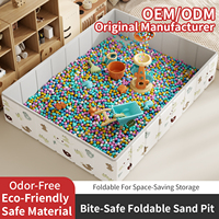 Grand ensemble de jeu de bac à sable géant carré pour bébé, combo personnalisable avec accessoires en céramique en option