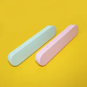 Beauty Tools Oval Shape Hinge Tin Acne Needle Makeup Tools Storage Packaging Metal Tin Box Flat Pencil Tin