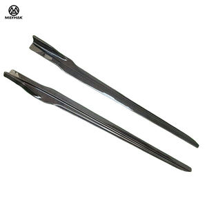 Minigonne laterali in fibra di carbonio 3K Twill Weave nere per BMW G01 X3 G02 <span class=keywords><strong>X4</strong></span>, kit carrozzeria stile Warrior <span class=keywords><strong>2018</strong></span>+ - Product Image 4