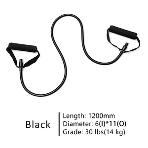 Tubos de bandas de resistencia con asas para entrenamientos, terapia física, entrenamiento de fuerza, Fitness y Yoga para hombres y mujeres - Product Image 6