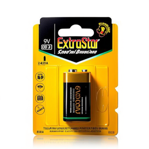 Batterie ExtraStar 9V 340mAh Alcaline Lunga Durata Confezione da 12 - Product Image 1
