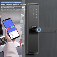 Serrure intelligente YiTechE, fabricant de serrures intelligentes, contrôle WiFi Tuya TTLock APP, mot de passe, code numérique, empreinte digitale, serrure de porte intelligente pour la maison