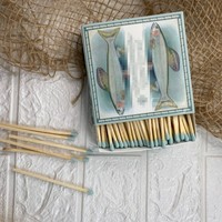 Allumettes de sécurité extra longues de qualité supérieure, 270 unités, lot de 6, en bouteille de verre, VLong Vintage, épaisses, pour brûleurs à bois, foyers, barbecues