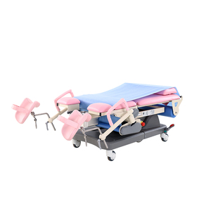 Lit gynécologique électrique <span class=keywords><strong>de</strong></span> haute qualité avec roues <span class=keywords><strong>de</strong></span> commande centrale, chaise gynécologique, batterie d'urgence, changement automatique <span class=keywords><strong>de</strong></span> draps - Product Image 3